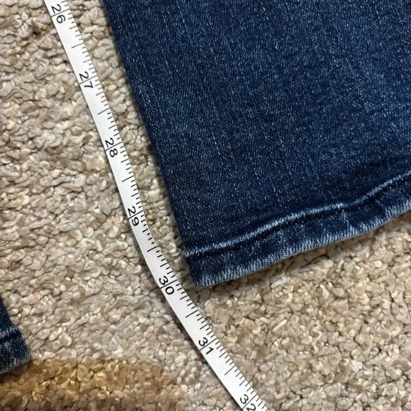 MOTHER The High-Waisted Runaway Jeans Teaming Up Blue Flare Jean Size 25 - Picture 2 of 10